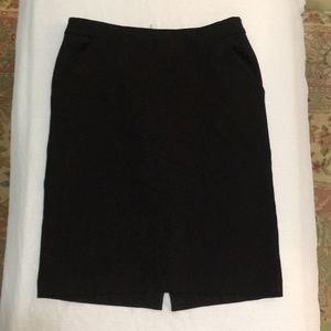 Black pencil skirt